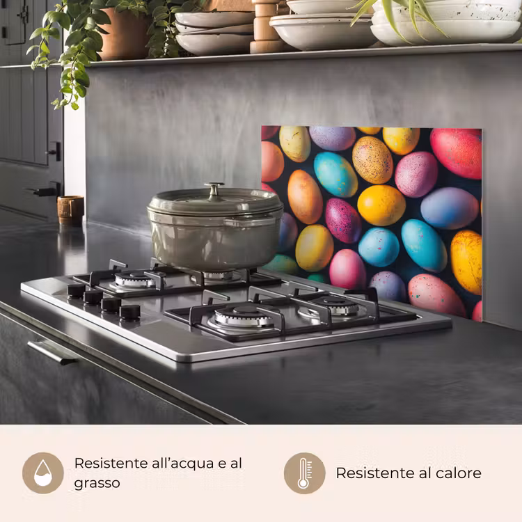 Paraschizzi cucina - Colorato - Uova di Pasqua - Schizzi — 2