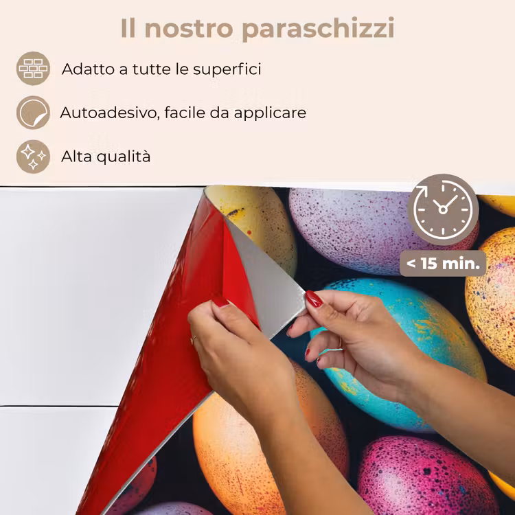 Paraschizzi cucina - Colorato - Uova di Pasqua - Schizzi — 4