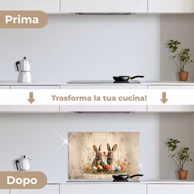 Paraschizzi cucina - Conigli - Fiori - Uova — 7