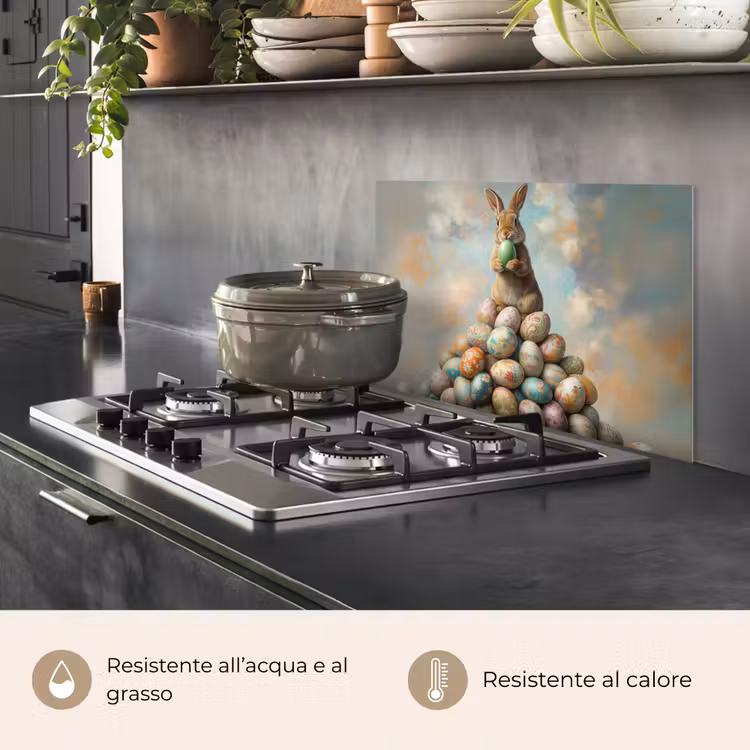 Paraschizzi cucina - Coniglio - Uova - Colorate — 2