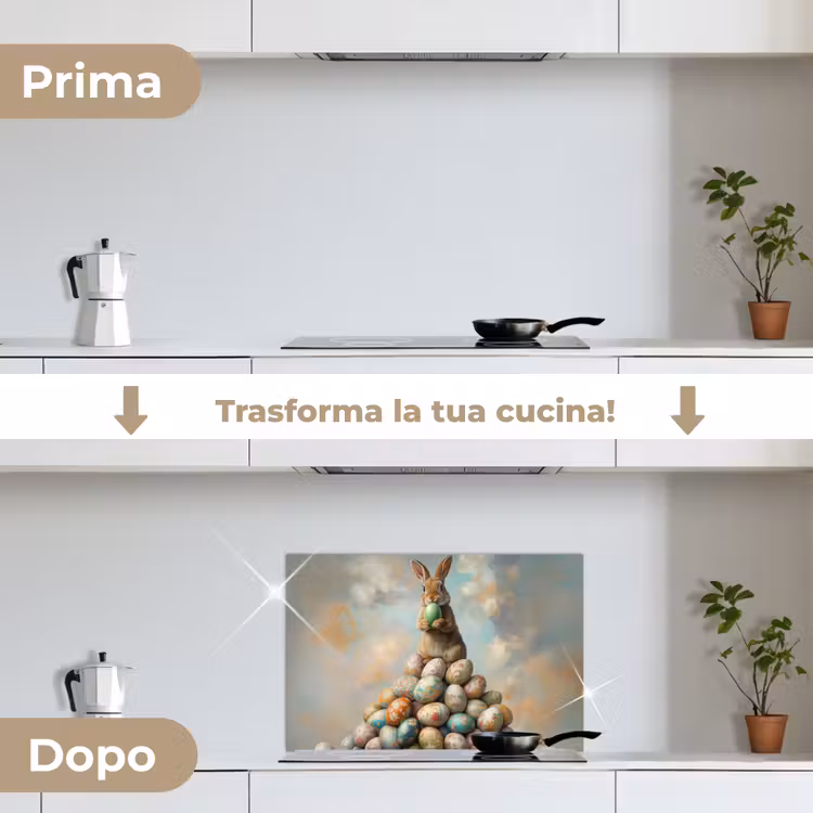 Paraschizzi cucina - Coniglio - Uova - Colorate — 7