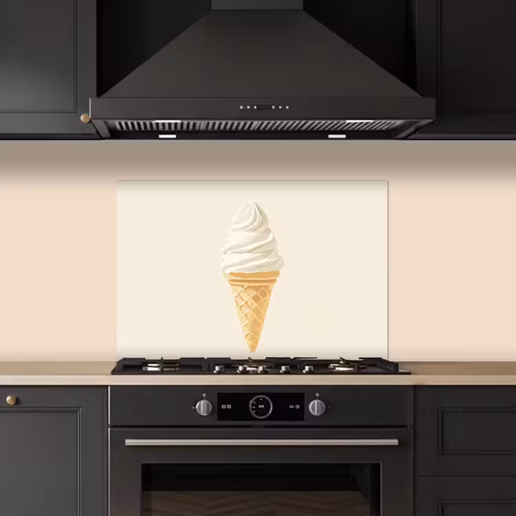 Paraschizzi cucina - Cono gelato - Bianco — 5