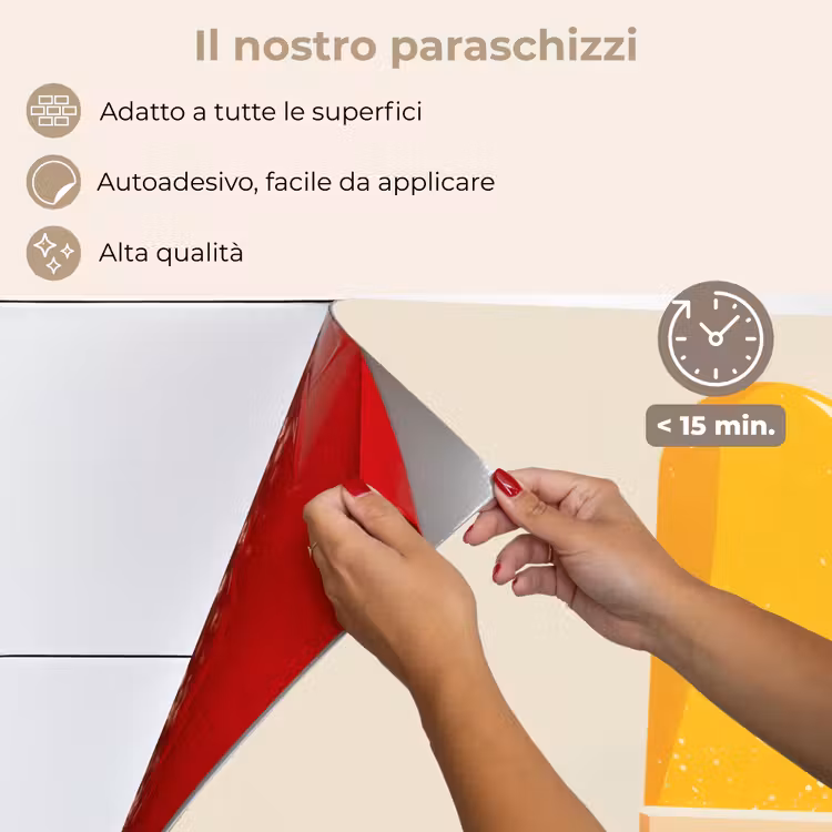 Paraschizzi cucina - Gelato all'arancia - stecco - acqua — 4