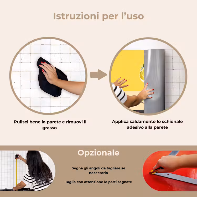 Paraschizzi cucina - Bicchiere da vino - Limone - Giallo - Minimalista — 6
