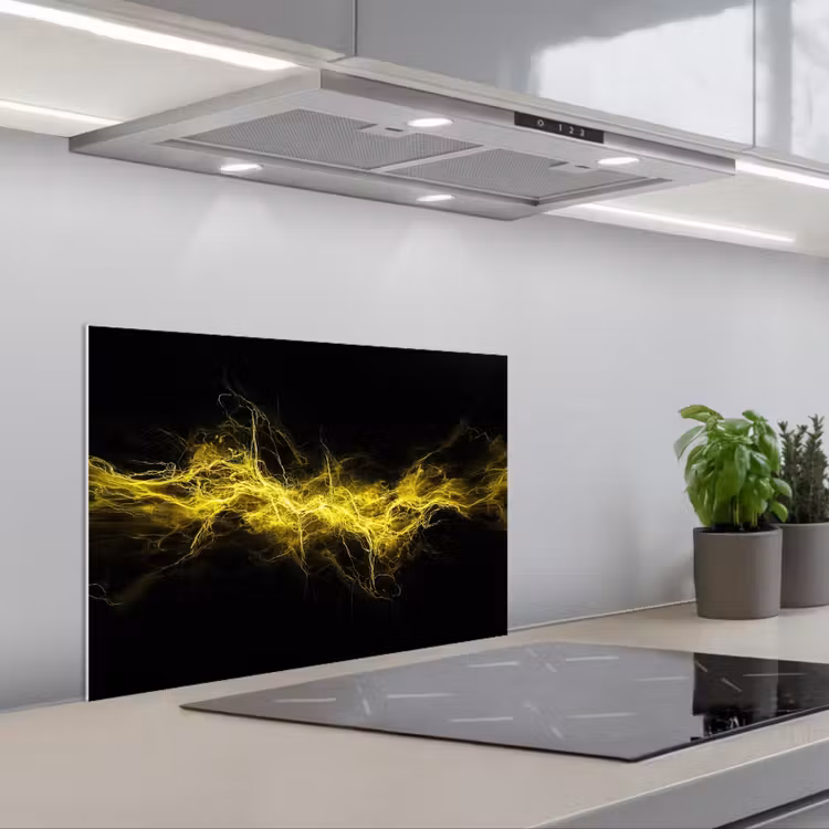 Paraschizzi cucina - Gioco - Elettricità - Giallo - Energia — 1