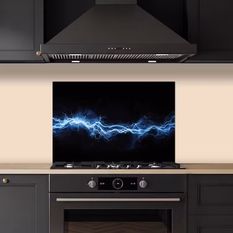 Paraschizzi cucina - Gioco - Lampo di luce - Blu - Energia — 5