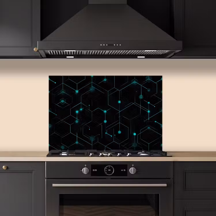 Paraschizzi cucina - Gioco - Rete - Blu - Punti - Modello — 5