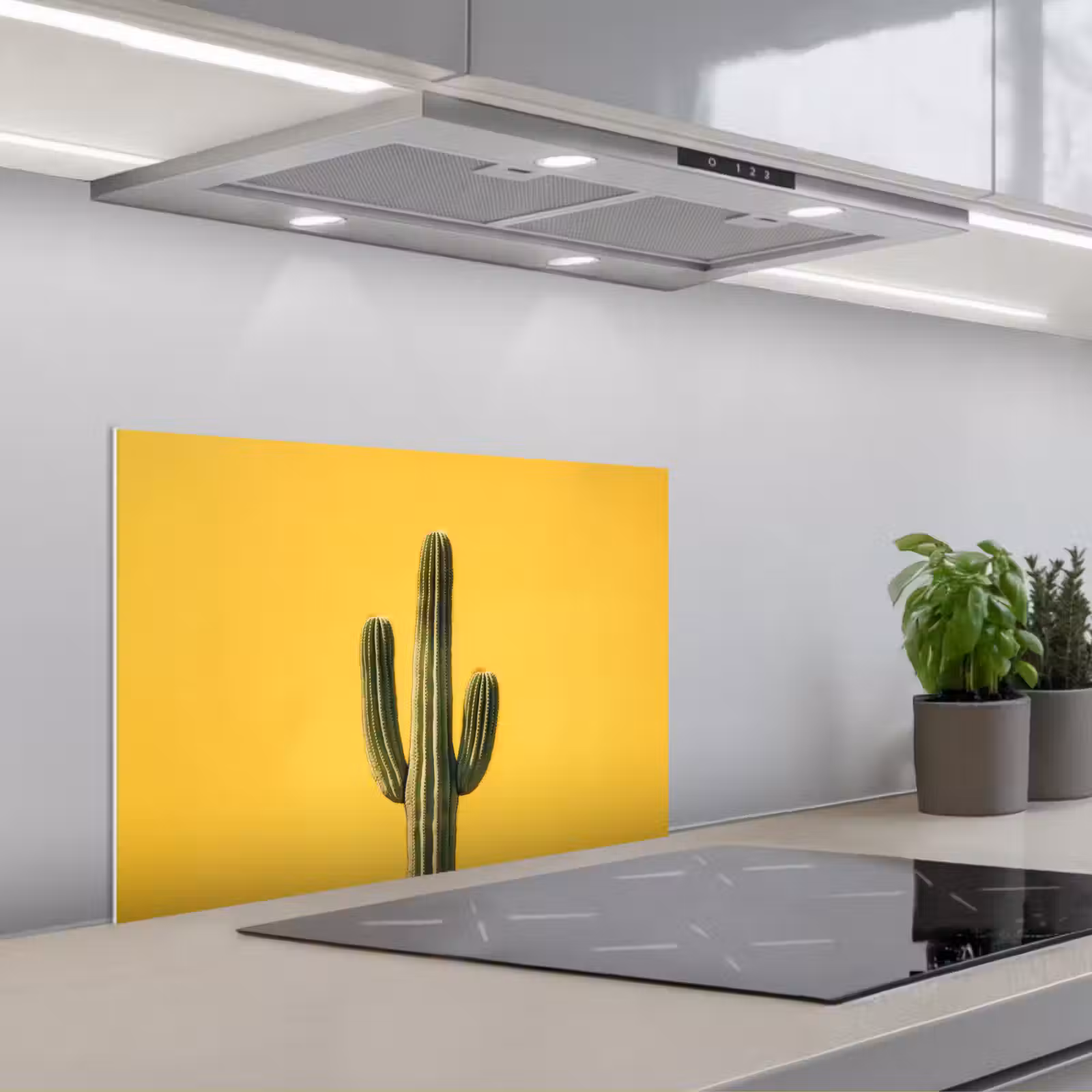 Paraschizzi cucina - Cactus - Verde - Minimalista — 1