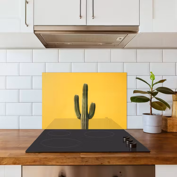 Paraschizzi cucina - Cactus - Verde - Minimalista — 3