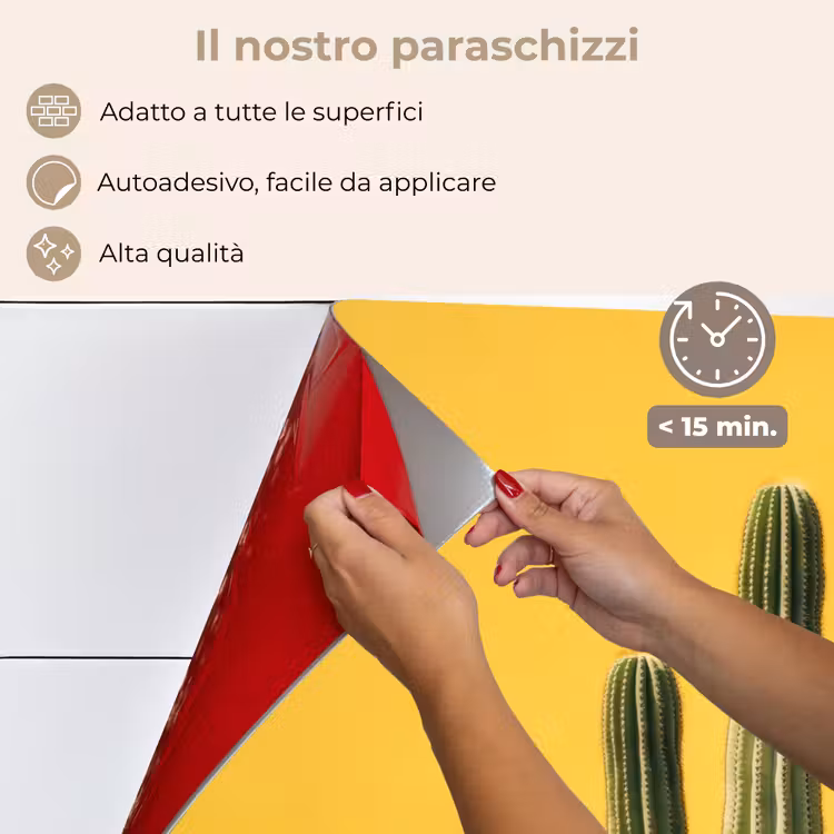 Paraschizzi cucina - Cactus - Verde - Minimalista — 4