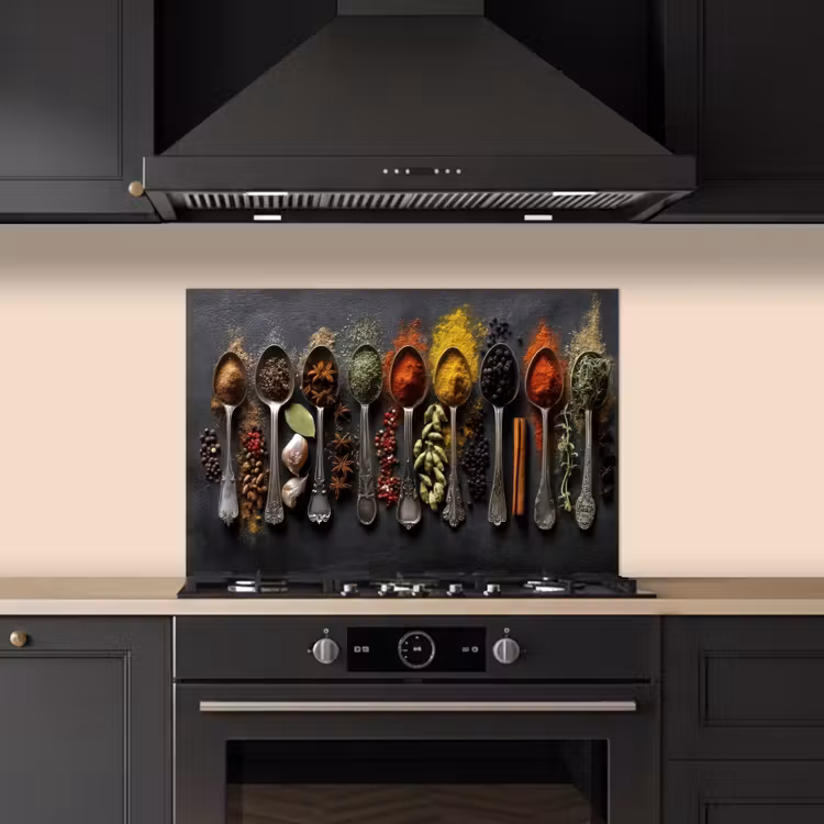 Paraschizzi cucina - Cucchiai - Spezie - Cannella - Peperoncino — 5