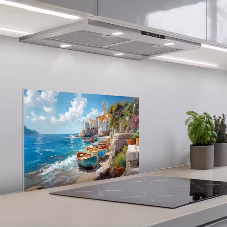 Paraschizzi cucina - Barche - Rocce - Mare - Sole — 1