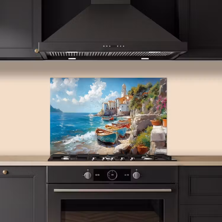 Paraschizzi cucina - Barche - Rocce - Mare - Sole — 5