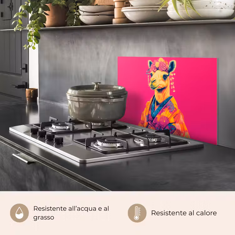 Paraschizzi cucina - Cammello - Fiori - Kimono - Ventagli — 2