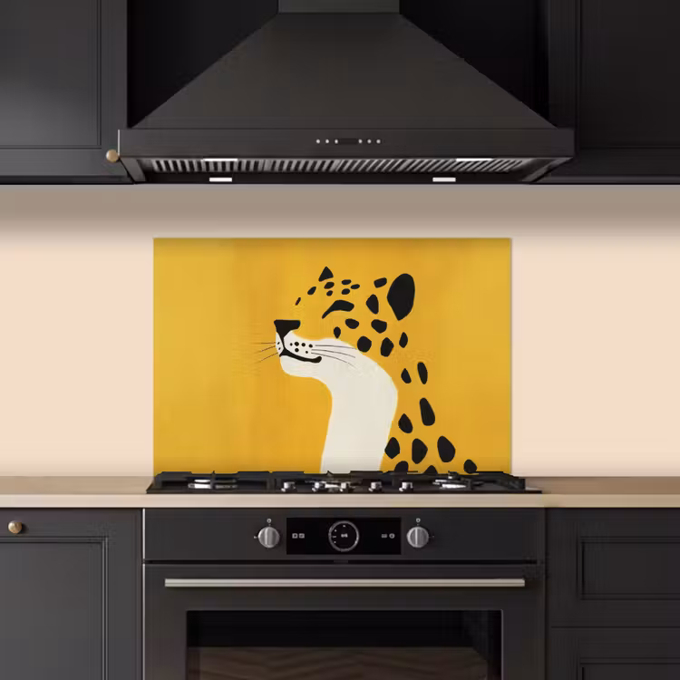 Paraschizzi cucina - Ghepardo - Illustrazione - Giallo — 5