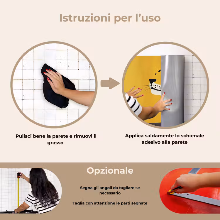 Paraschizzi cucina - Ghepardo - Illustrazione - Giallo — 6
