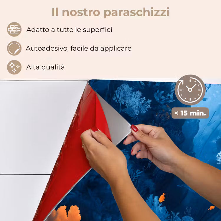 Paraschizzi cucina - Barriera corallina - Pesce - Oceano - Blu — 4
