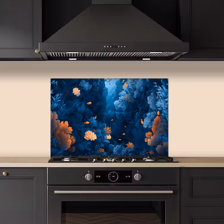 Paraschizzi cucina - Barriera corallina - Pesce - Oceano - Blu — 5