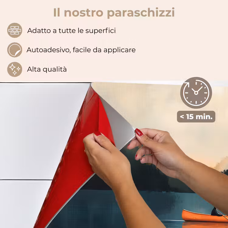 Paraschizzi cucina - Foreste - Lago - Canoa - Arancione — 4