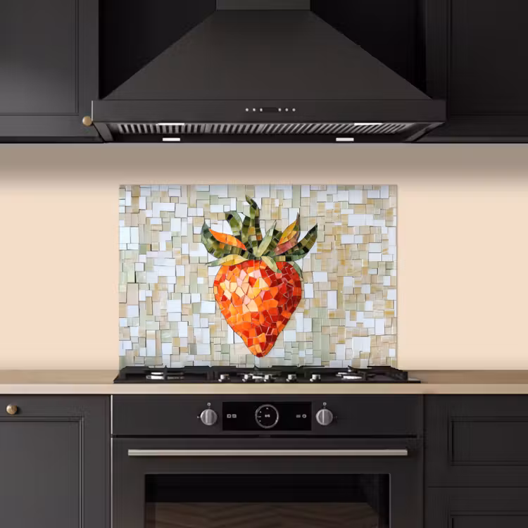 Paraschizzi cucina - Fragola - Rosso - Mosaico - Frutta — 5