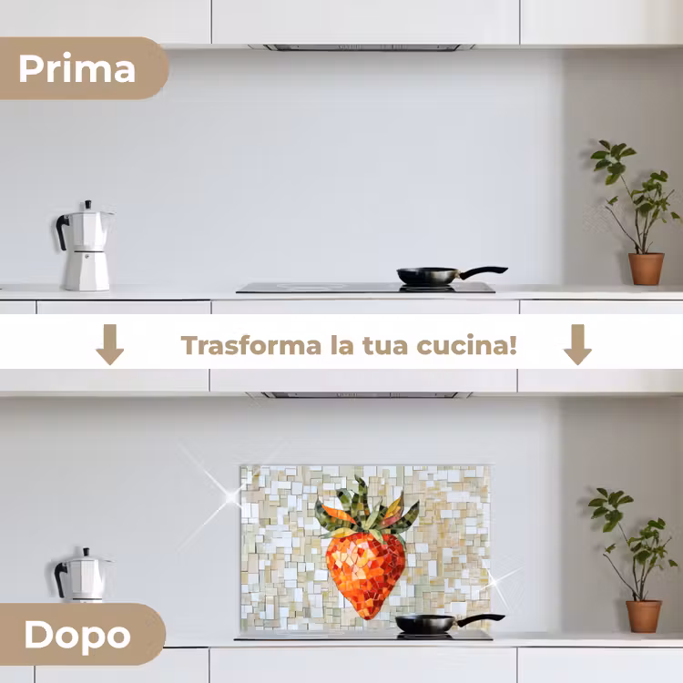 Paraschizzi cucina - Fragola - Rosso - Mosaico - Frutta — 7