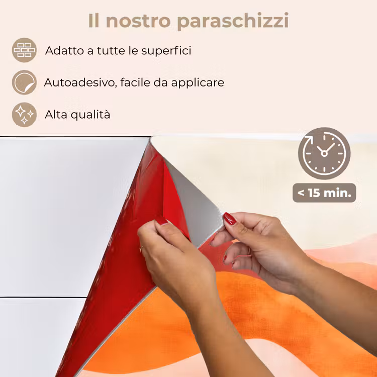 Paraschizzi cucina - Astratto - Paesaggio - Onde — 4