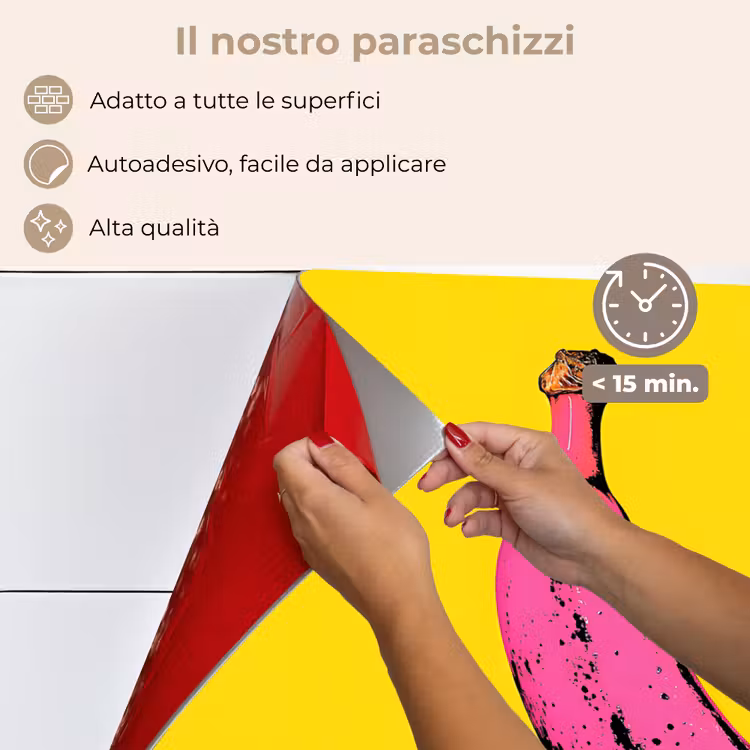 Paraschizzi cucina - Banana - Grafica - Giallo — 4