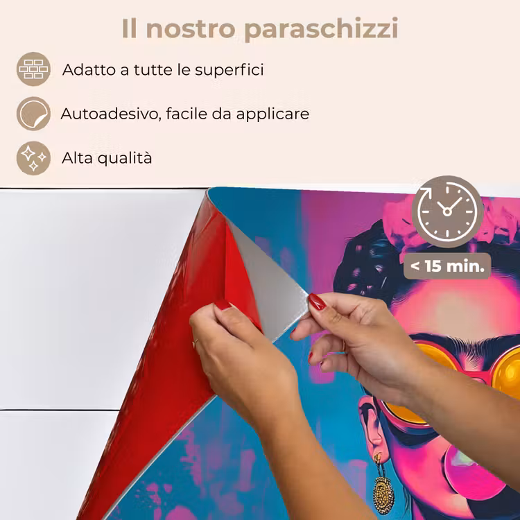 Paraschizzi cucina - Donna - Gomma da masticare - Occhiali da sole - Arancione — 4