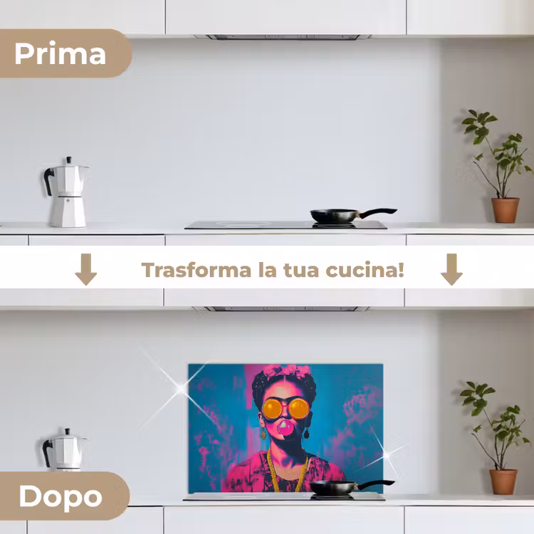 Paraschizzi cucina - Donna - Gomma da masticare - Occhiali da sole - Arancione — 7