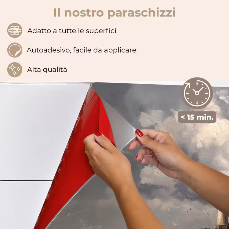Paraschizzi cucina - Faro - Onde - Tempesta — 4