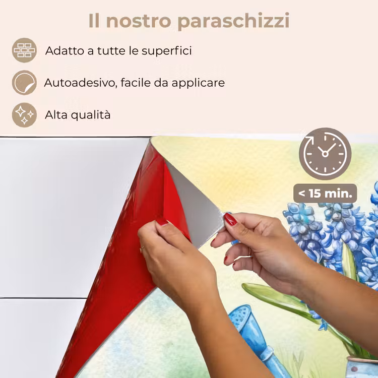 Paraschizzi cucina - Annaffiatoio - Lavanda - Fiori — 4