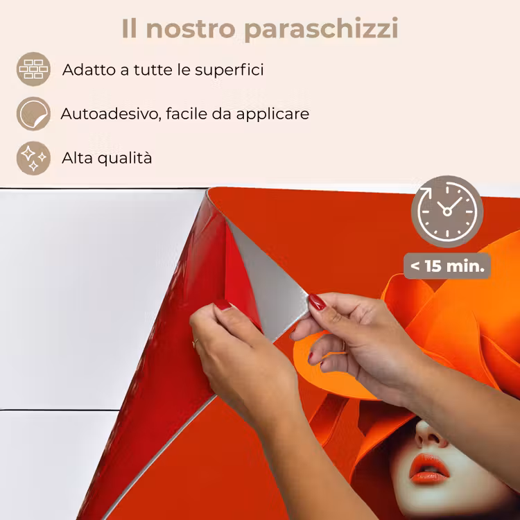 Paraschizzi cucina - Arancione - Cappello - Donna — 4