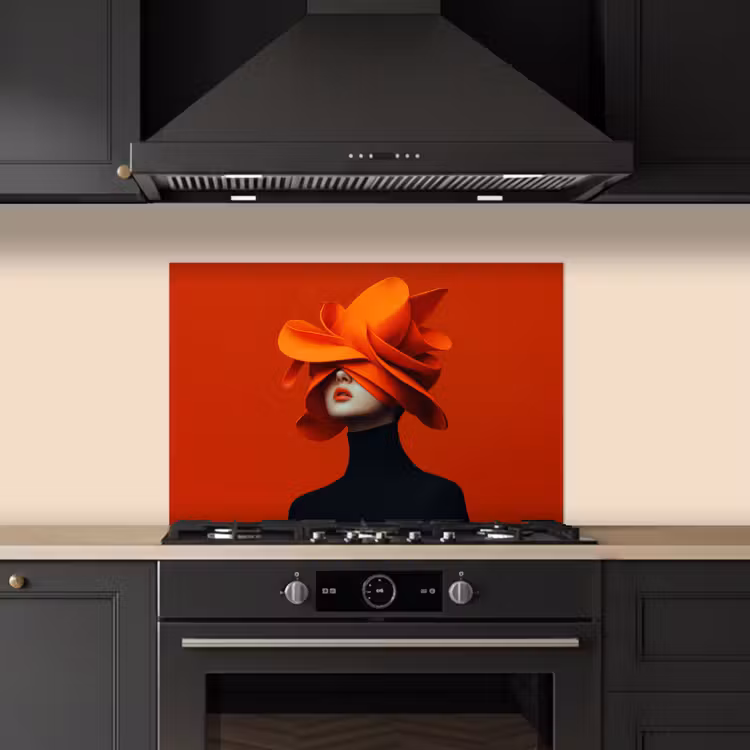 Paraschizzi cucina - Arancione - Cappello - Donna — 5