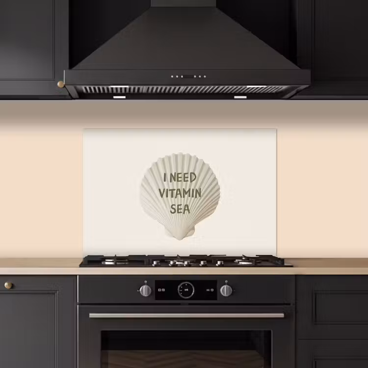 Paraschizzi cucina - Conchiglia - Preventivo - Verde — 5