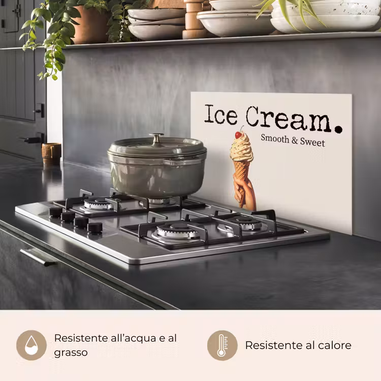 Paraschizzi cucina - Gelato - Gelato soft - Colorato - Ciliegia — 2