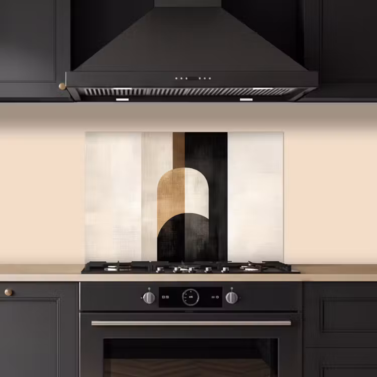 Paraschizzi cucina - Geometrico - Forme - Bianco — 5