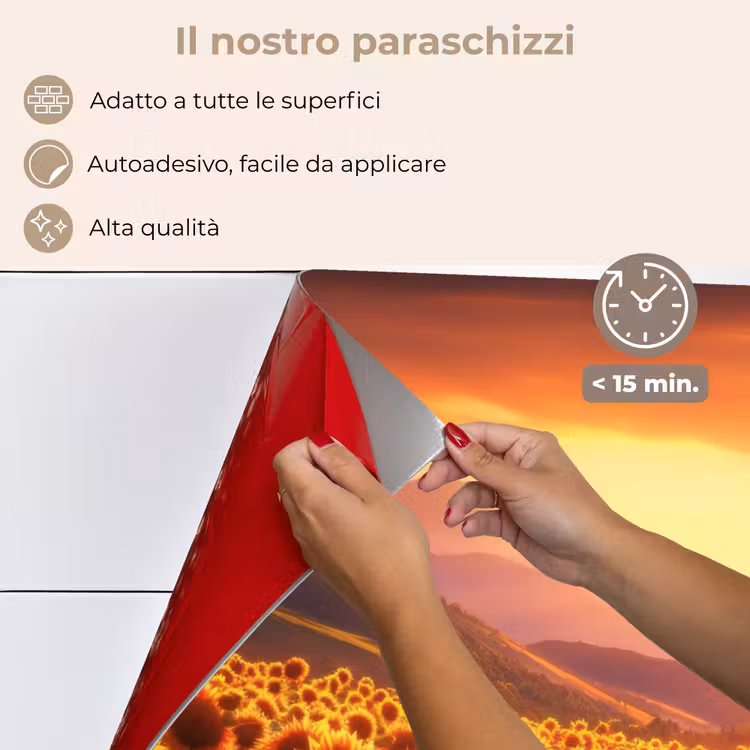 Paraschizzi cucina - Girasoli - Tramonto - Paesaggio — 4