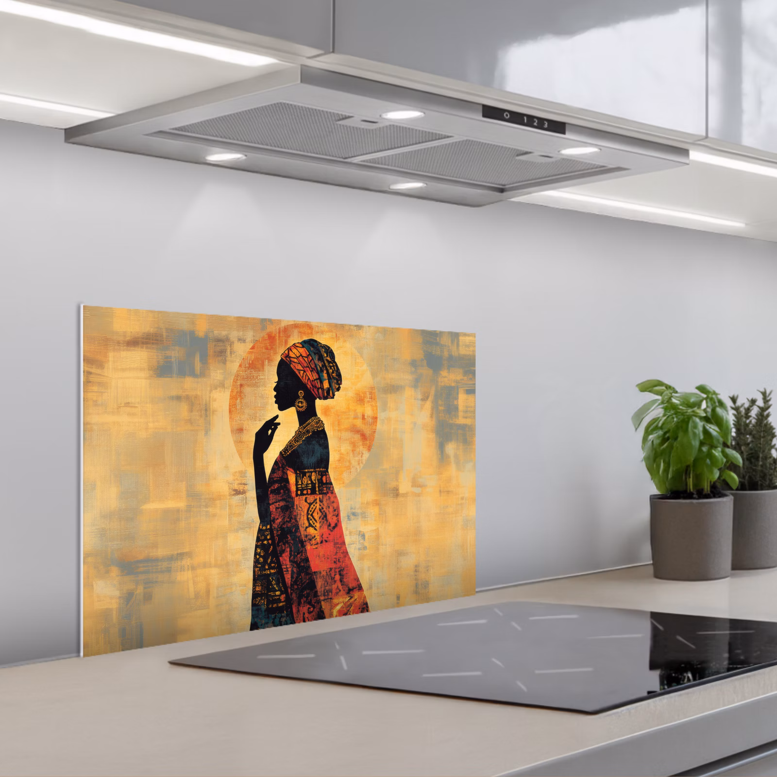 Paraschizzi cucina - Donna - Silhouette - Modelli - Ornato — 1