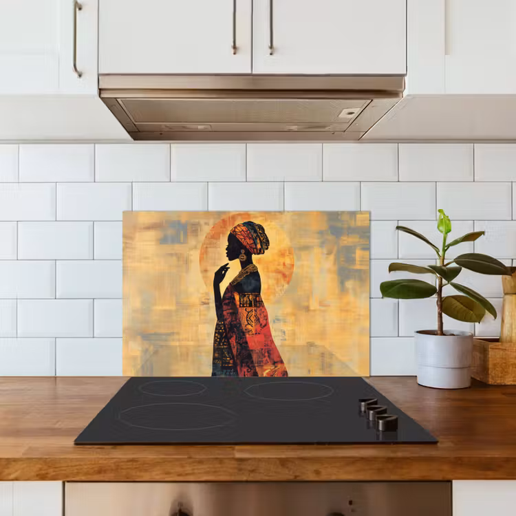 Paraschizzi cucina - Donna - Silhouette - Modelli - Ornato — 3