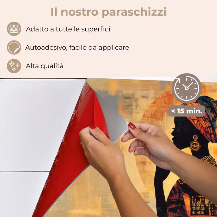 Paraschizzi cucina - Donna - Silhouette - Modelli - Ornato — 4