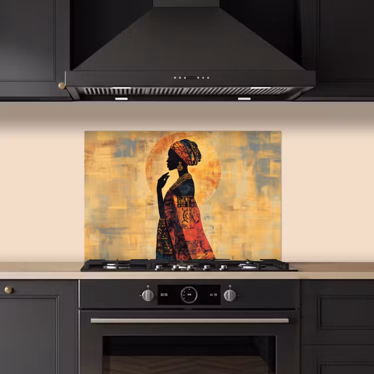 Paraschizzi cucina - Donna - Silhouette - Modelli - Ornato — 5
