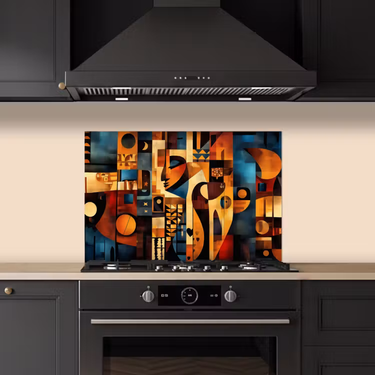 Paraschizzi cucina - Figure - Astratto - Simboli — 5