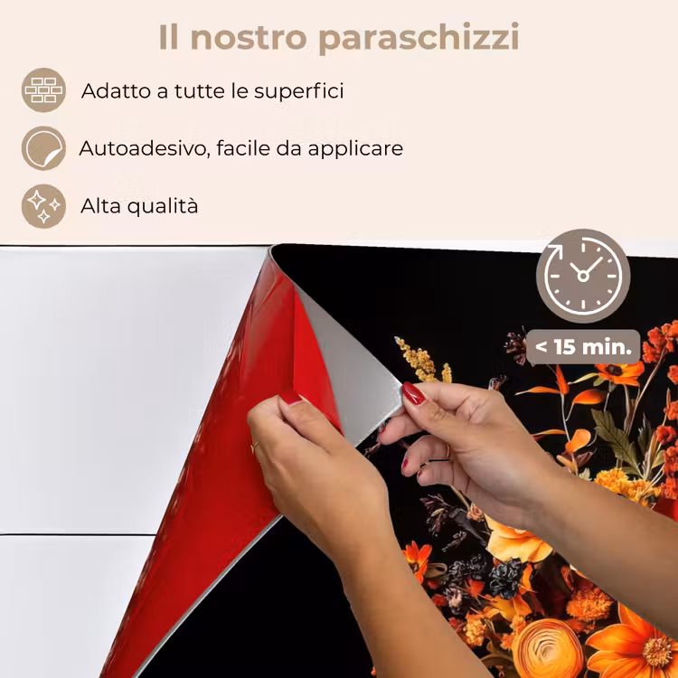 Paraschizzi cucina - Autunno - Bouquet - Arancione — 4