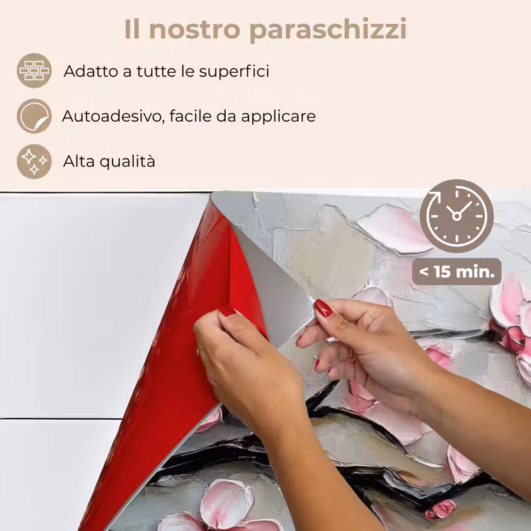 Paraschizzi cucina - Fiore - Artistico - Rosa - Sakura — 4