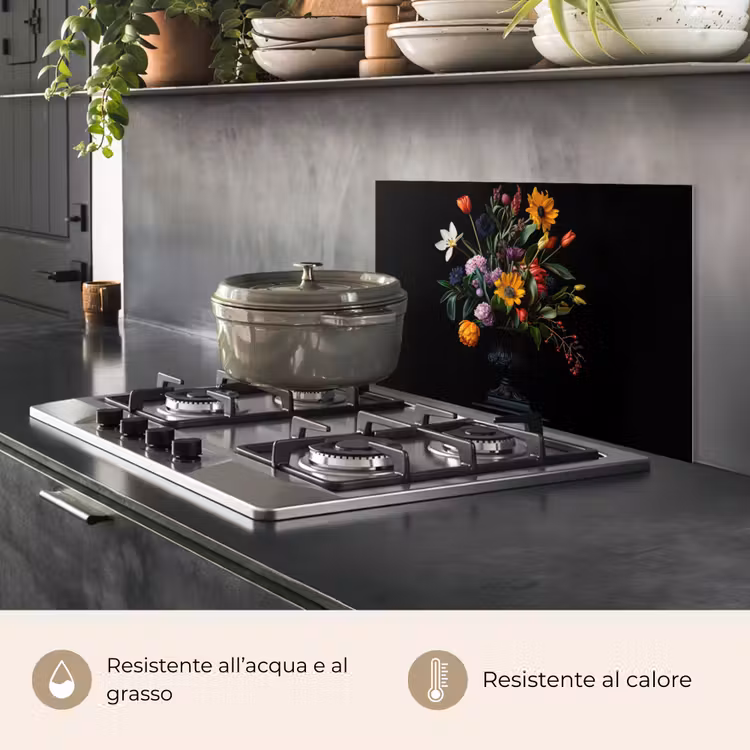 Paraschizzi cucina - Girasoli - Bouquet - Colorato — 2