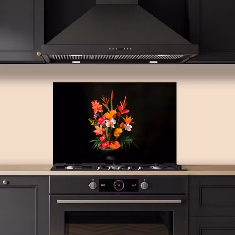 Paraschizzi cucina - Bouquet - Fiori - Esotici — 5