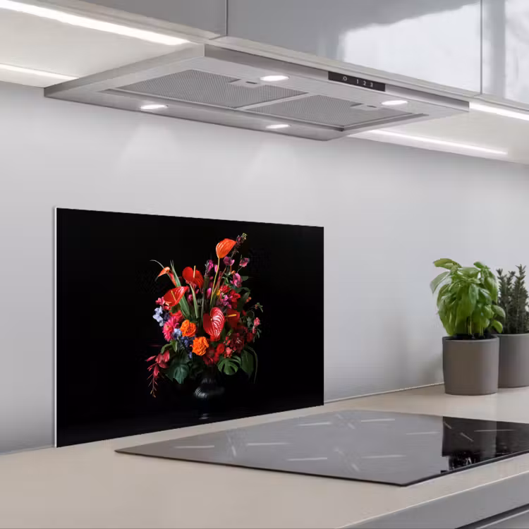 Paraschizzi cucina - Fiori - Bouquet - Ornamentali — 1