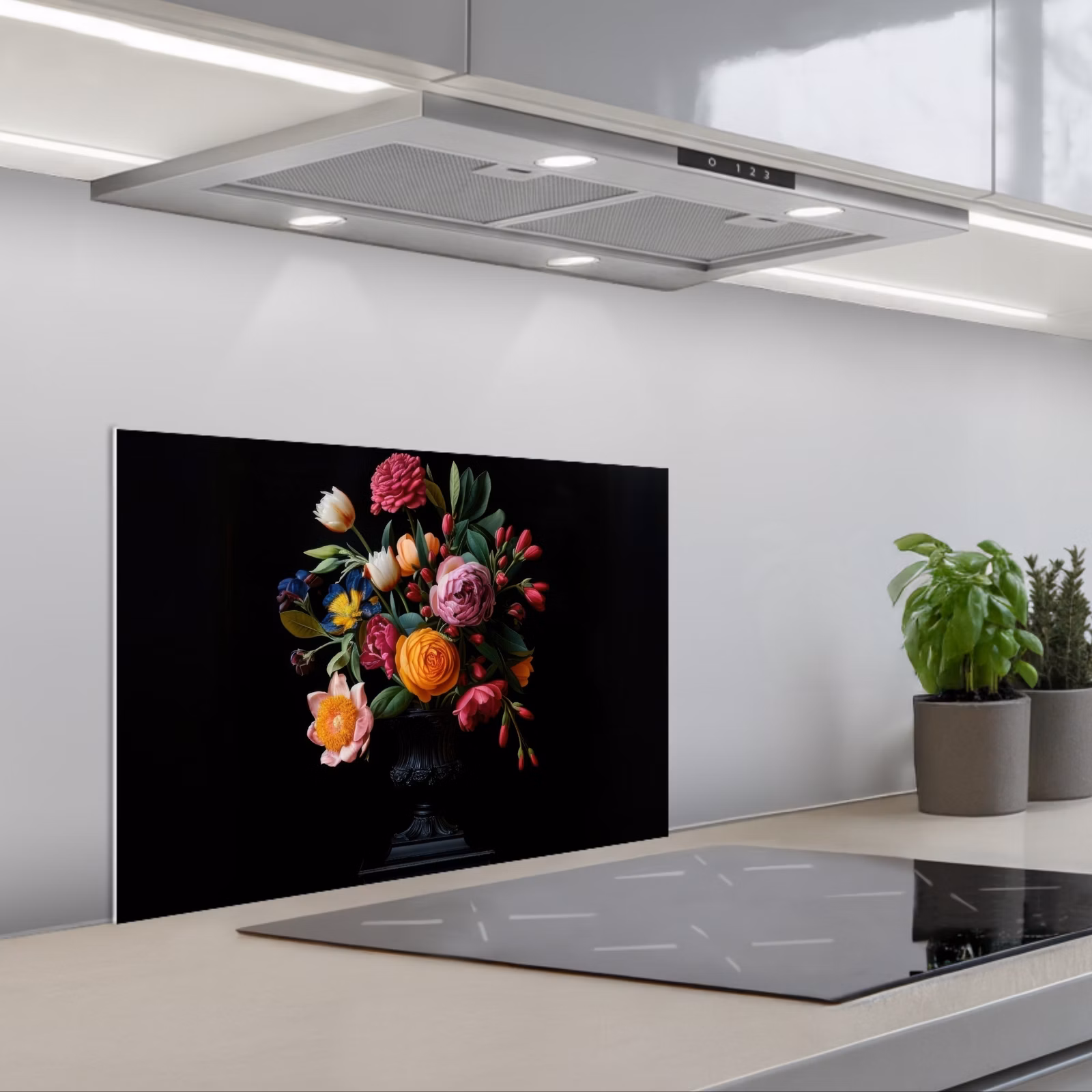 Paraschizzi cucina - Bouquet - Romantico - Colorato — 1