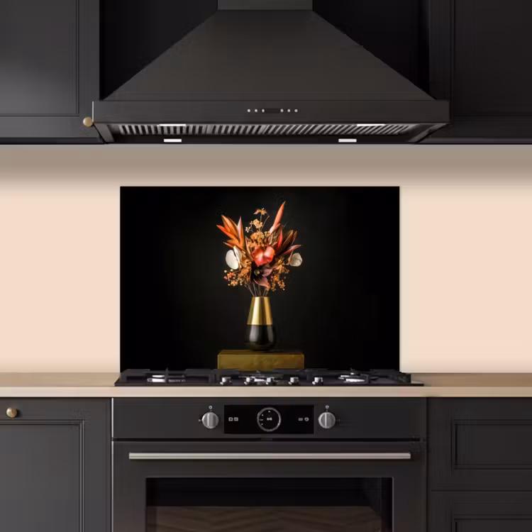 Paraschizzi cucina - Esotico - Bouquet - Vaso - Oro — 5