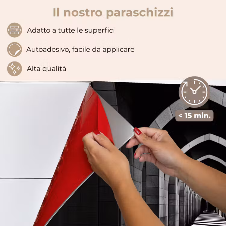 Paraschizzi cucina - Corridoio - Archi - Ombra - Profondità — 4